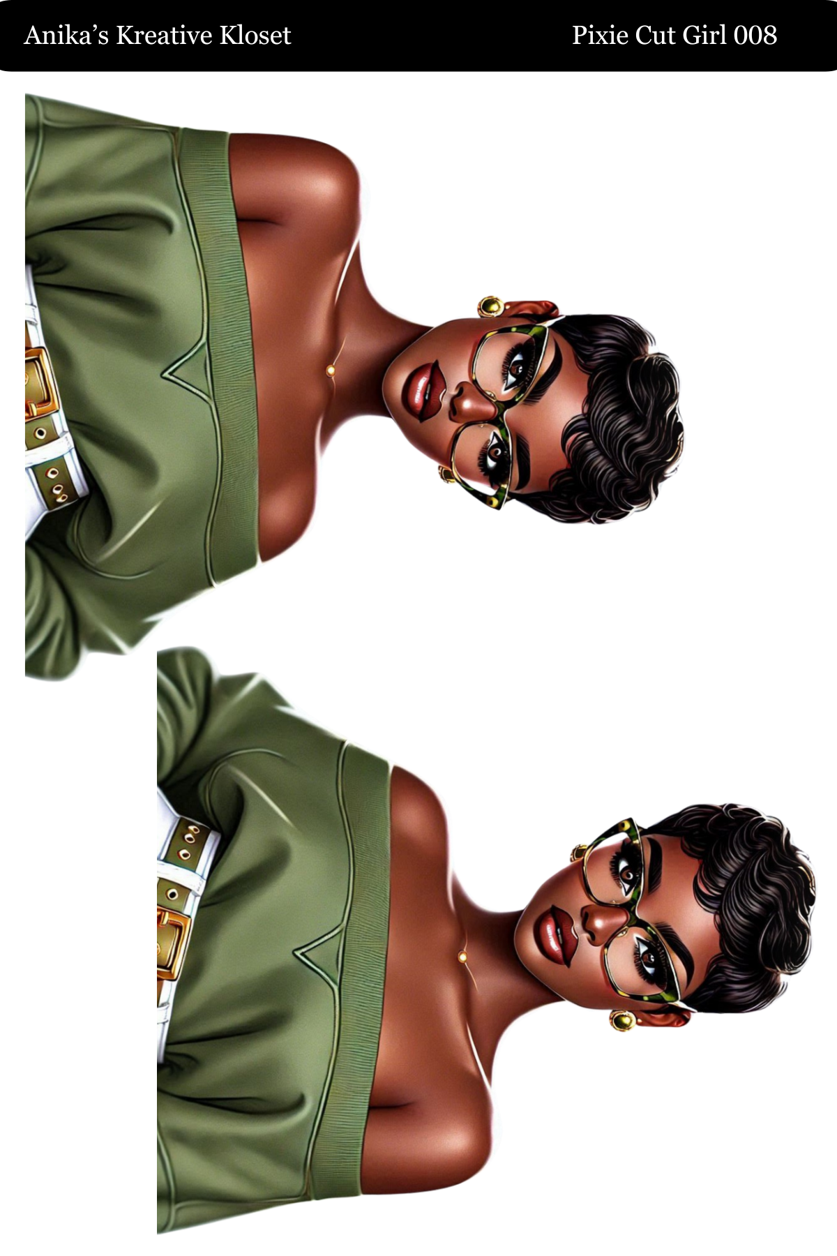 Pixie Cut Girl 001-012