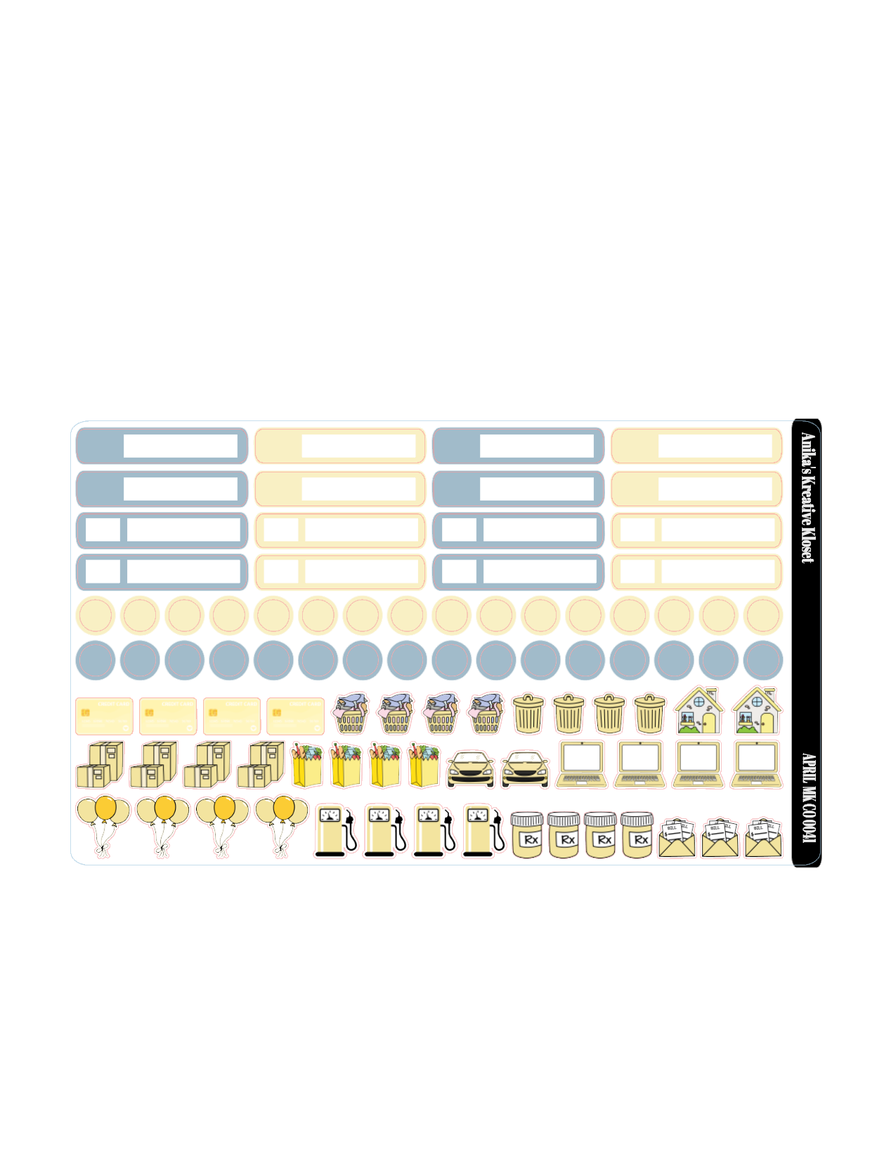 April Monthly Kit: HP Classic-Sized CO 0041