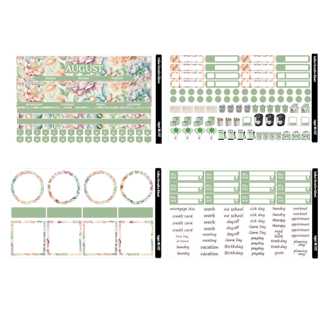 August Monthly Kit HP Classic-Sized MK CO27