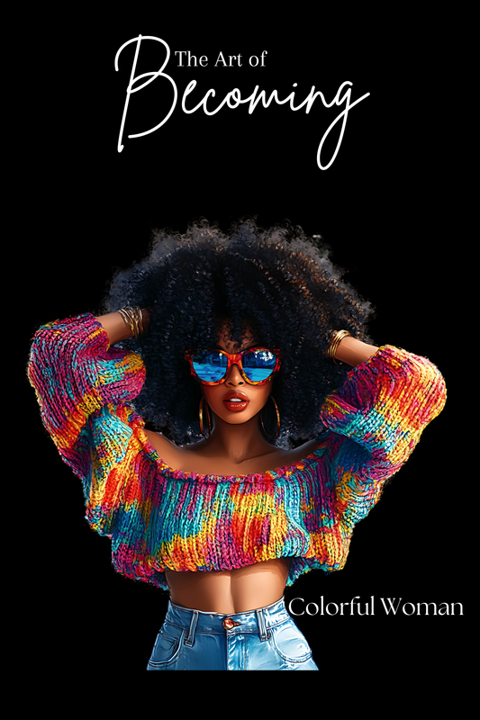 Colorful Woman PET Material