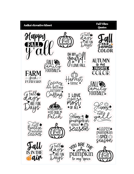 Fall Vibes Quotes