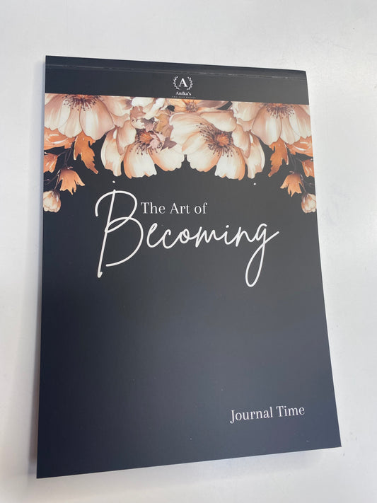 The Art of Becoming: Journal Time Sticker Book Beige