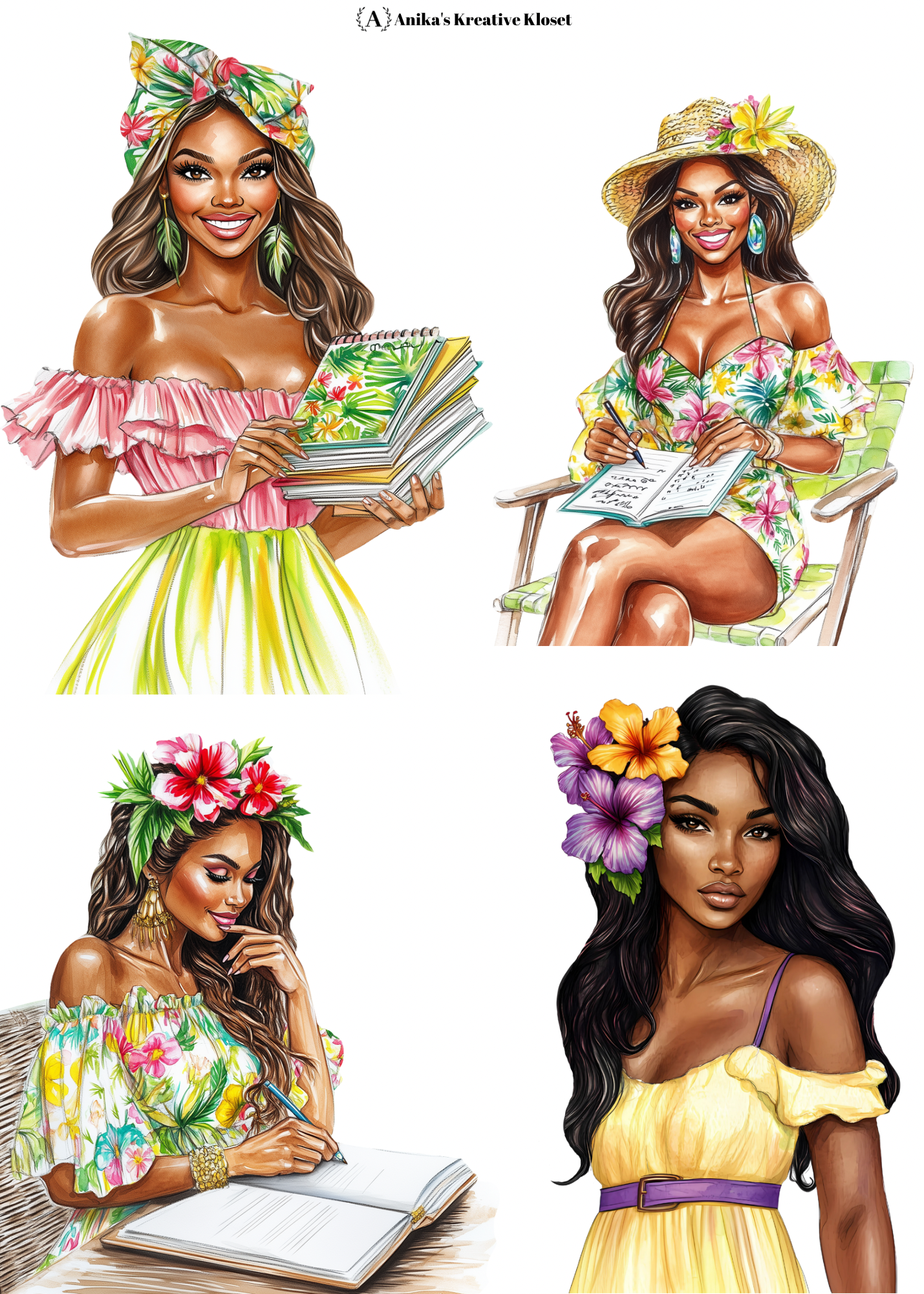 August Monthly Dolls