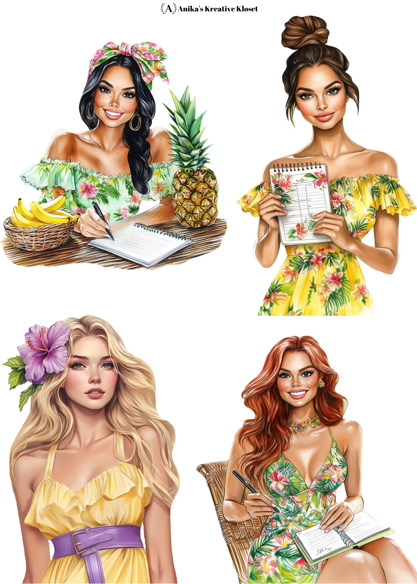August Monthly Dolls