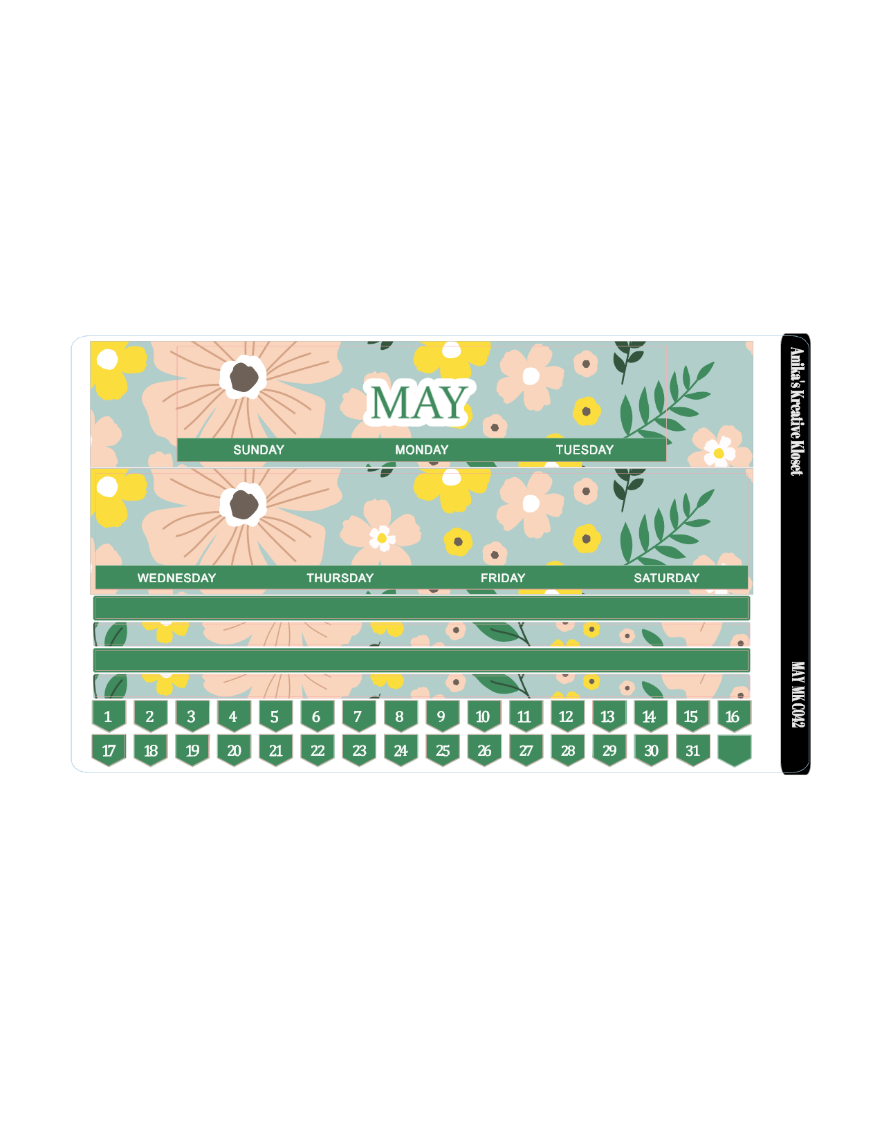 May Monthly Kit HP Classic-Sized CO 042