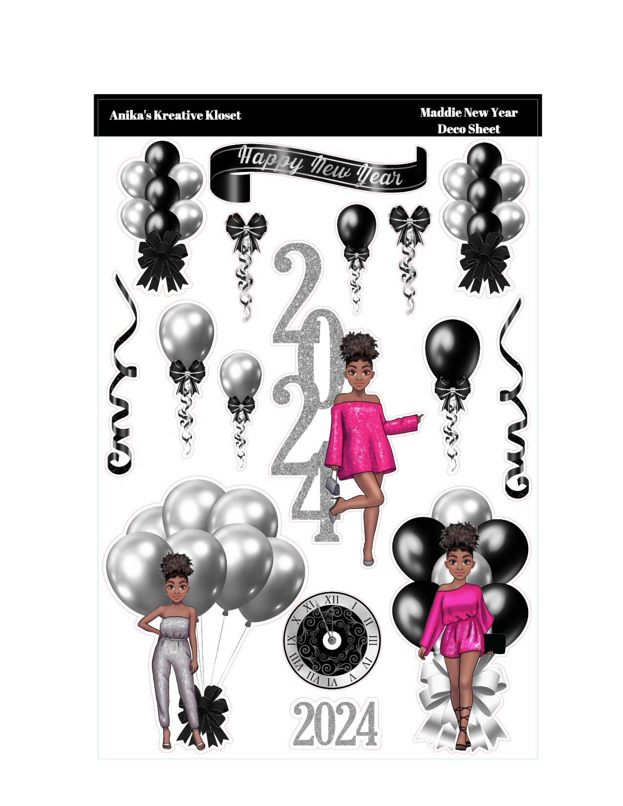 Maddie New Year Deco Bundle