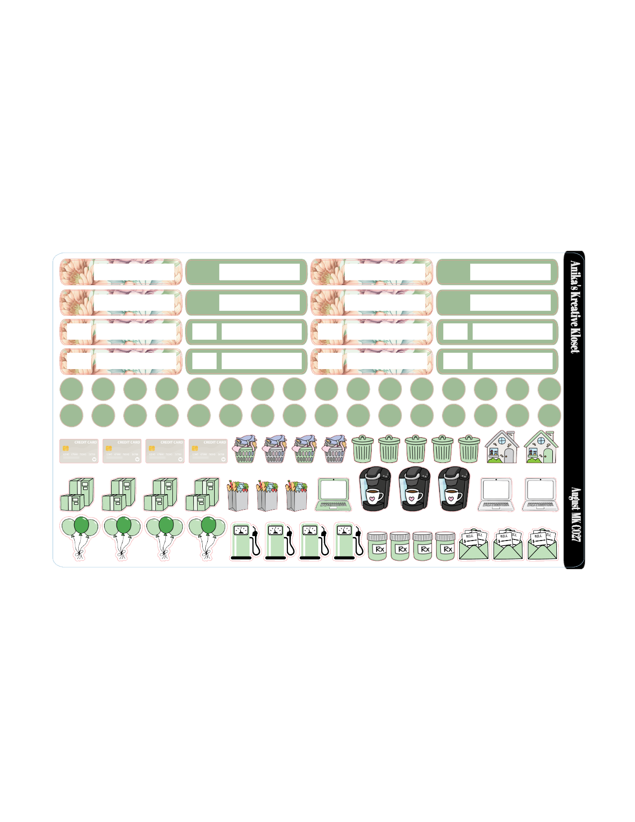 August Monthly Kit HP Classic-Sized MK CO27