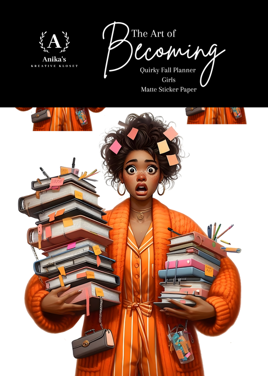 Quirky Fall Planner Girls