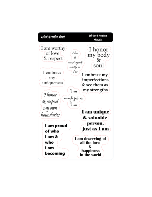 Self-Love & Acceptance Affirmation