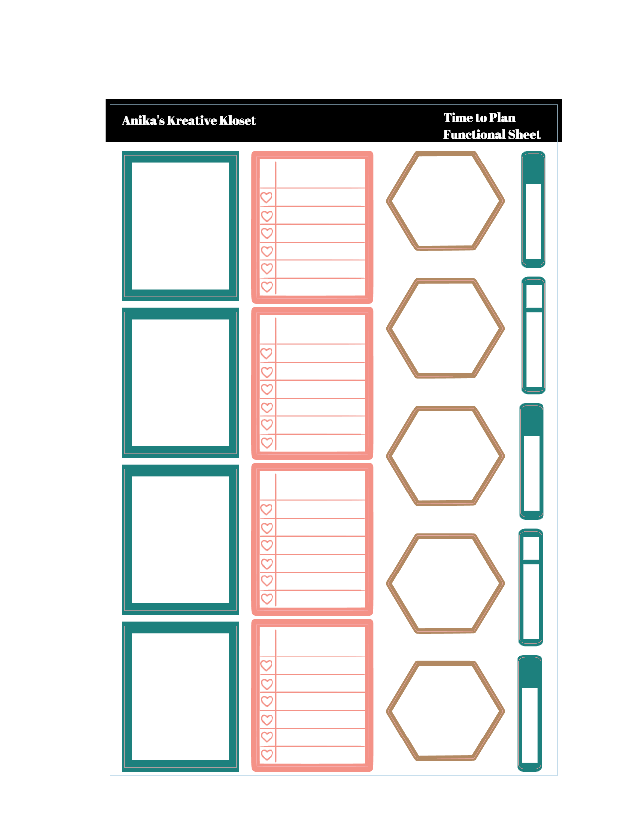 Time to Plan Deco Bundle