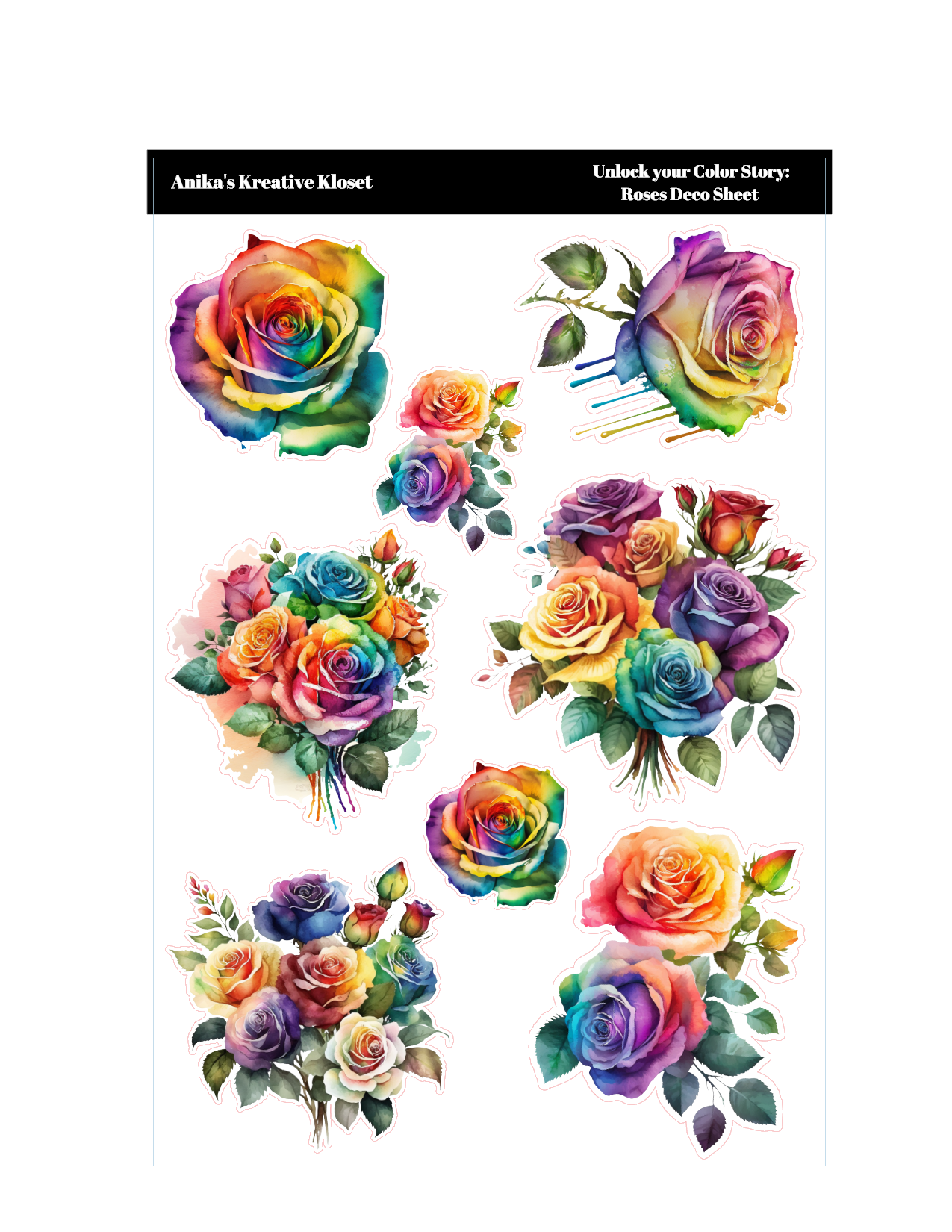 Unlock Your Color Story: Roses Deco Bundle