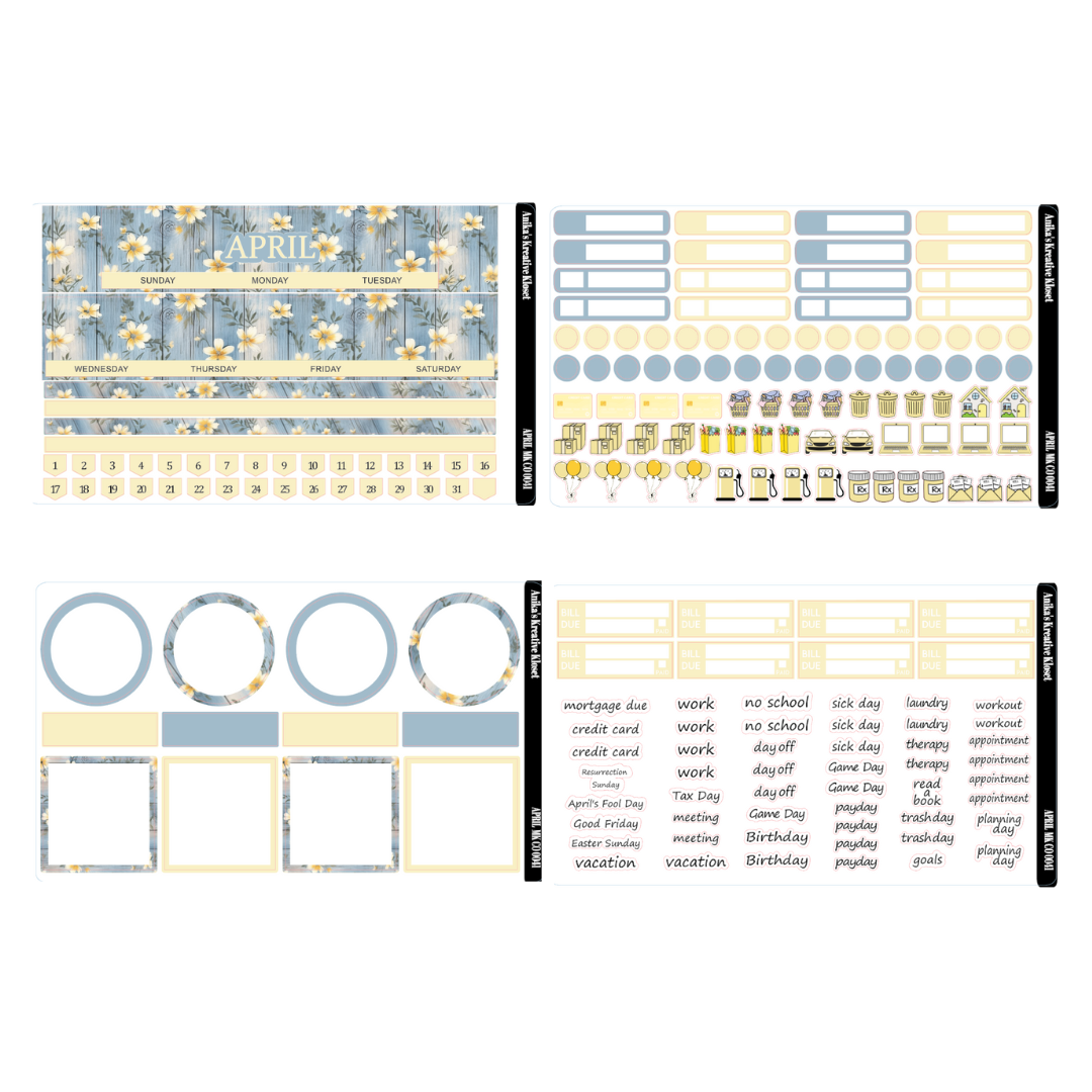 April Monthly Kit: HP Classic-Sized CO 0041