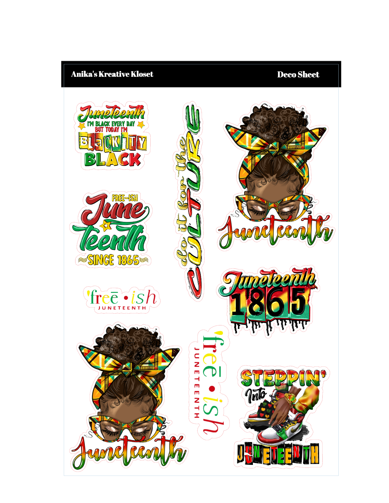 Juneteenth Deco Bundle