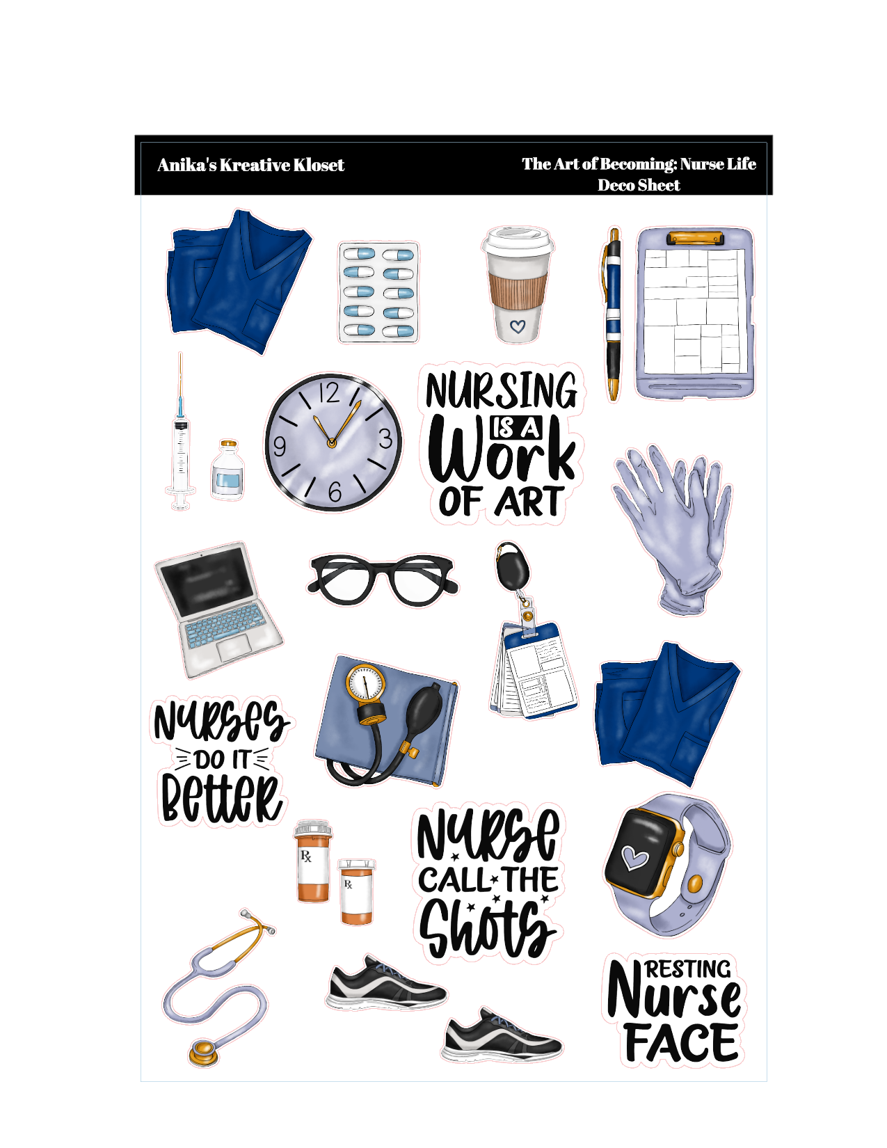 The Art of Becoming: Nurse Life Deco Bundle