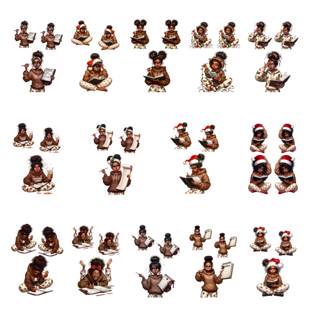 Quirky Christmas Planner Girl Vol. 1