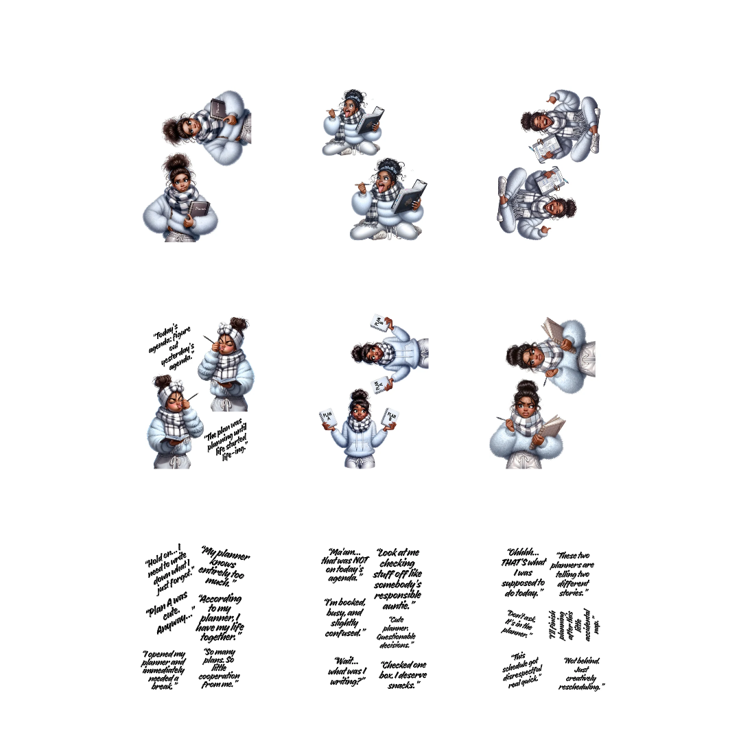 Quirky Winter Planner Vol. IV Sticker Book