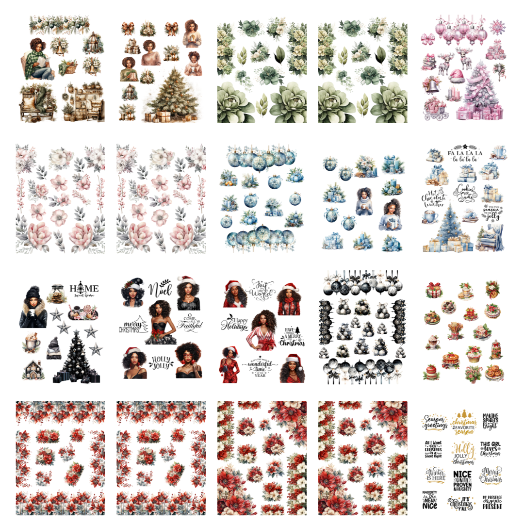 The Art of Becoming: Shades of Christmas Sticker