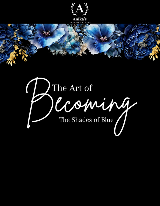 The Art of Becoming: The Shades of Blue Sticker Book