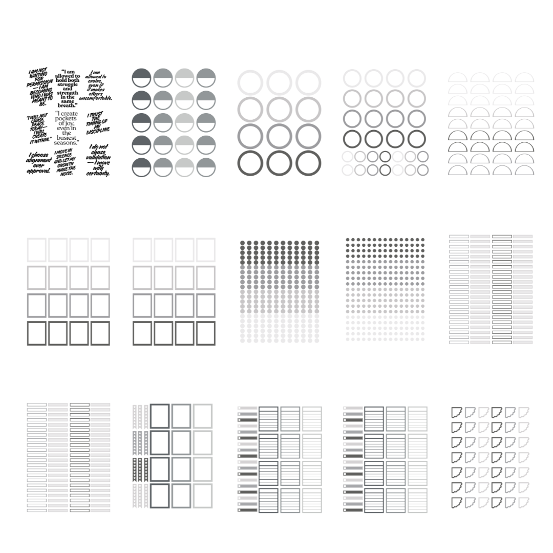 Shades of Grey Sticker Book