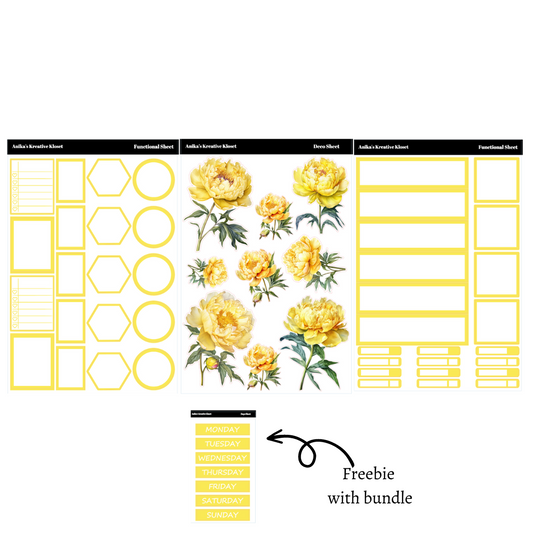 Shades of Yellow Deco Bundle