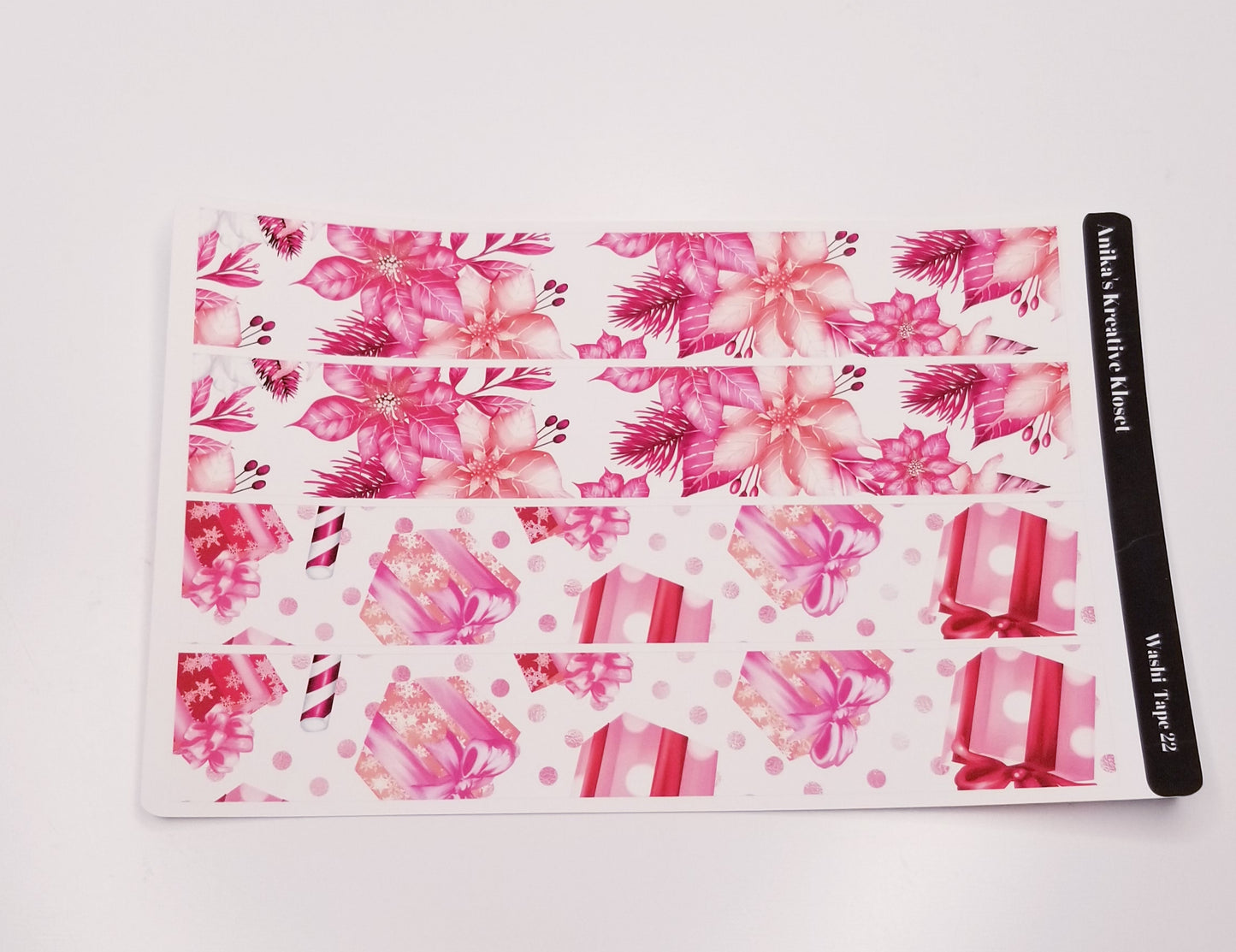 Christmas Pink Washi