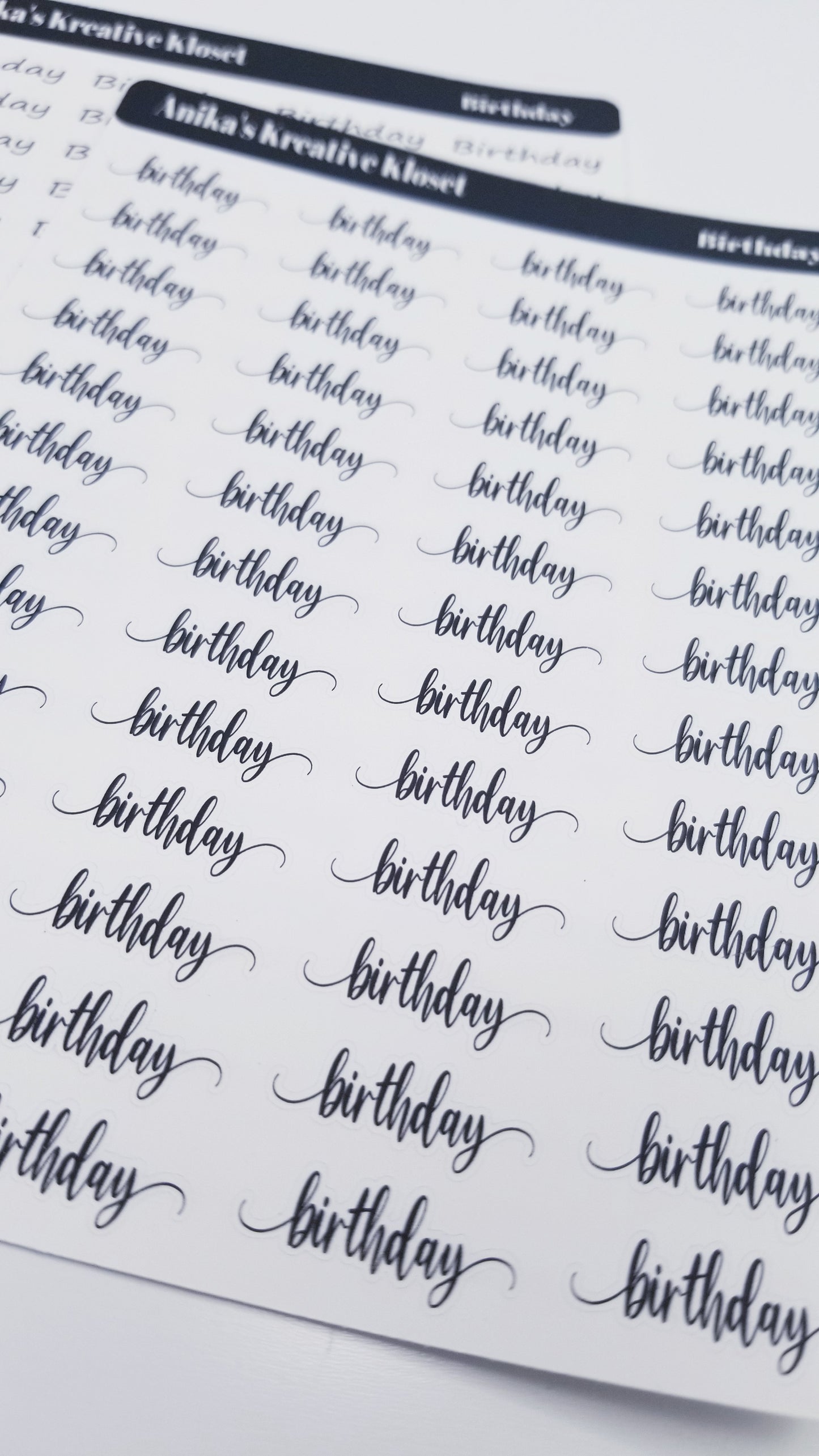 Birthday Scripts