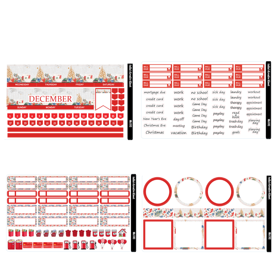 December Monthly Kit-HP Classic-Sized MK-C012