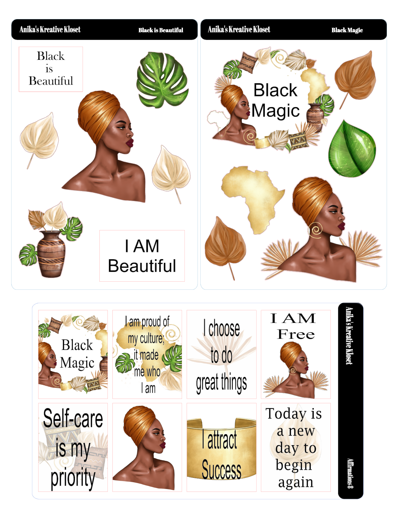 Black is Beautiful/Black Magic Affirmation