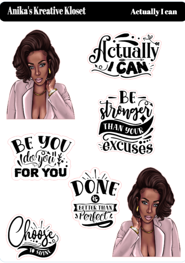 Affirmation Deco Sticker Sheet (5)