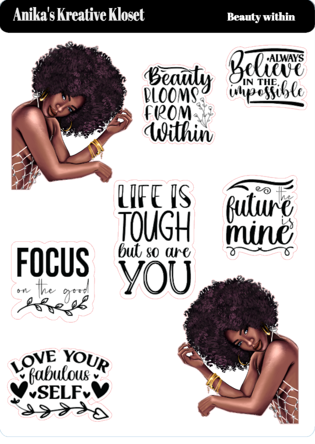 Affirmation Deco Sticker Sheet (5)