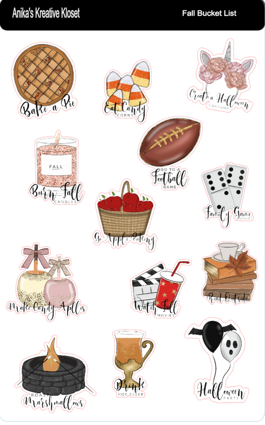 Fall Bucket List