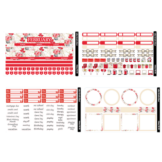 February Monthly Kit- HP Classic-Sized MK-C018