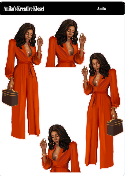 Anita in Burnt Orange