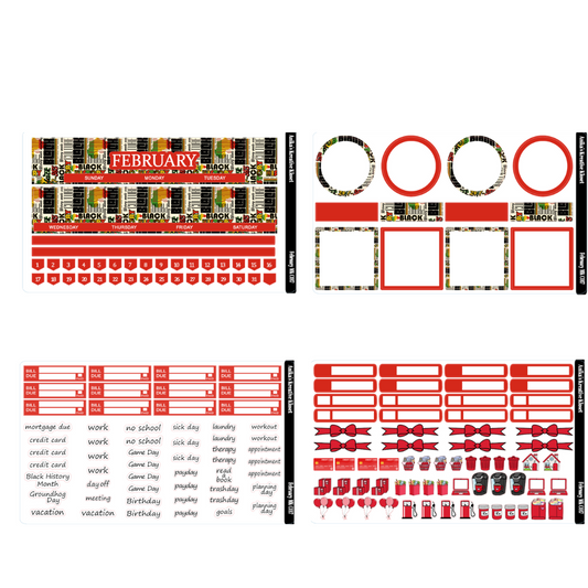 February Monthly Kit- HP Classic-Sized MK-C017