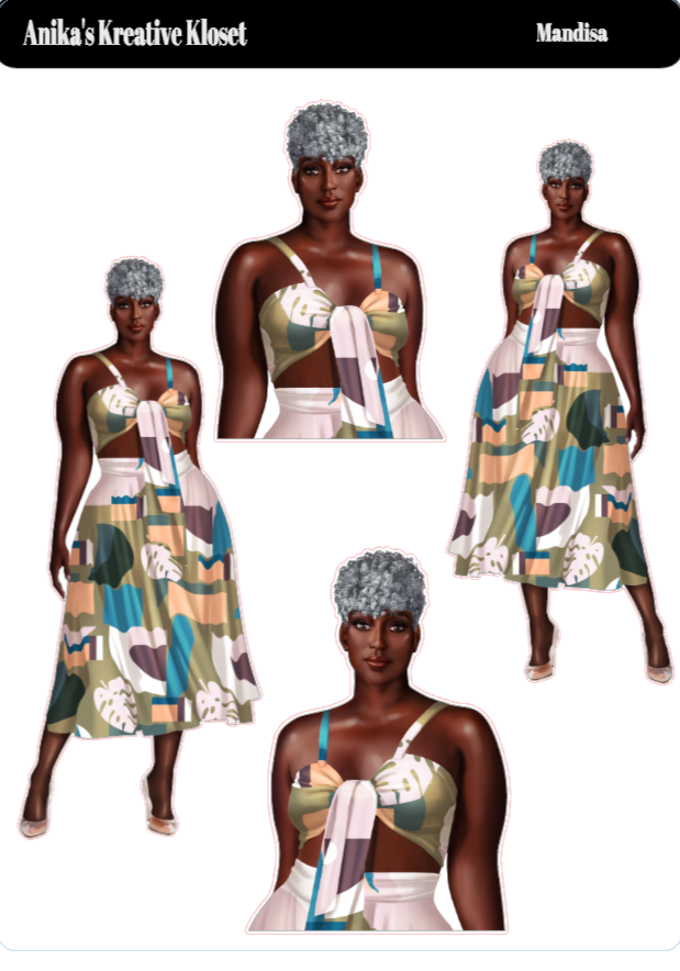 Mandisa Fashion Doll Stickers