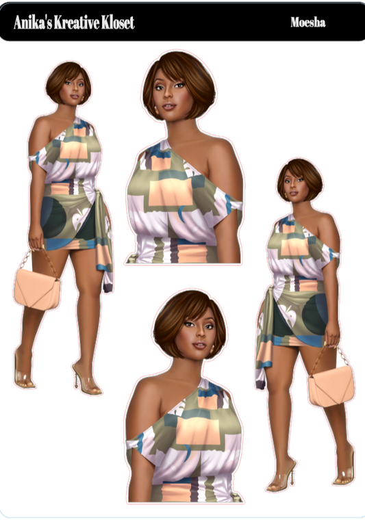 Moesha Fashion Doll Sticker