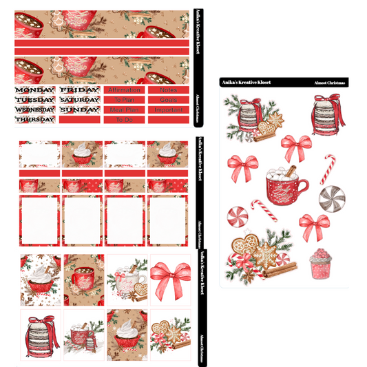 Almost Christmas 4 page kit