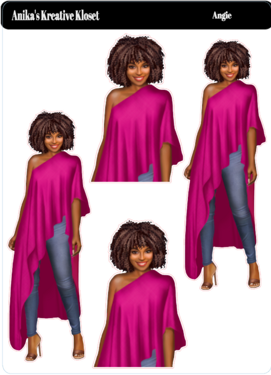 Angie in Pink