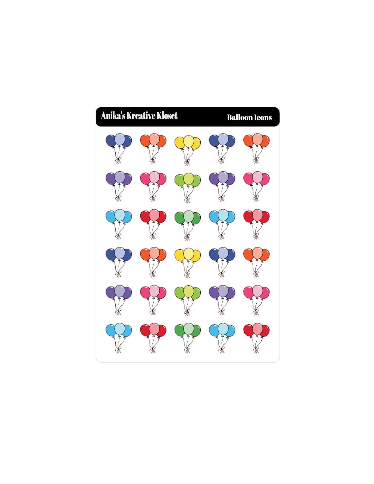 Balloon Icons
