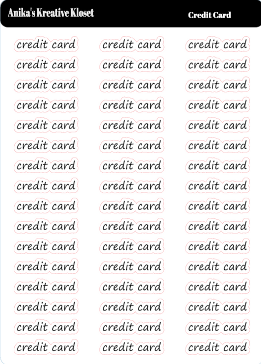 Credit Card