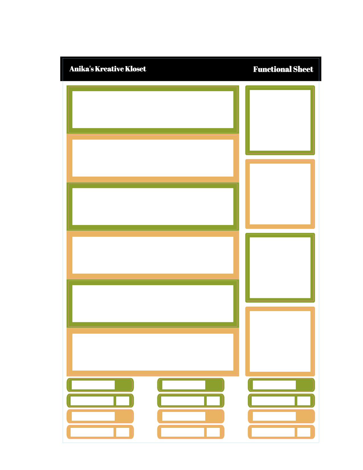 Shades of Green & Gold Deco Bundle