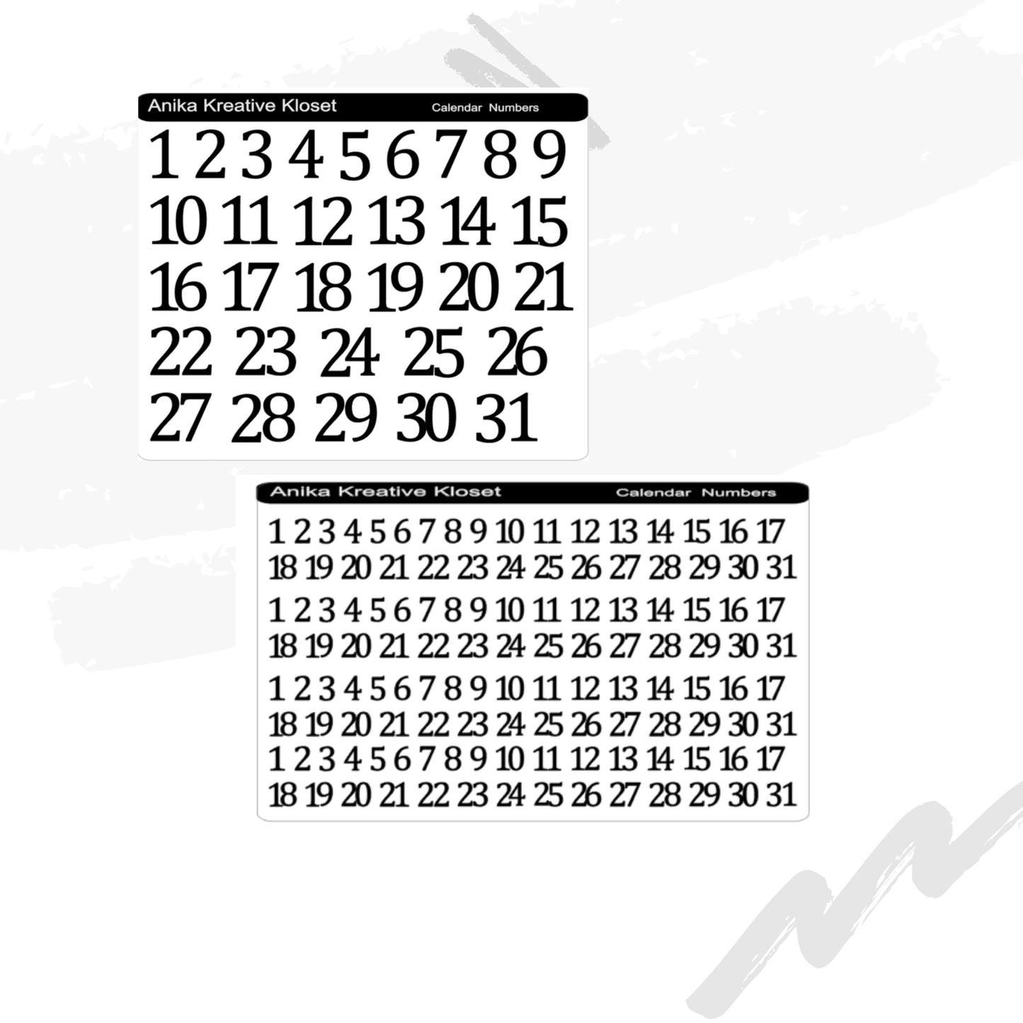 Calendar Number