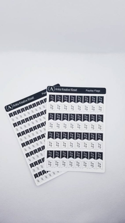 Payday Flag Sticker Sheets