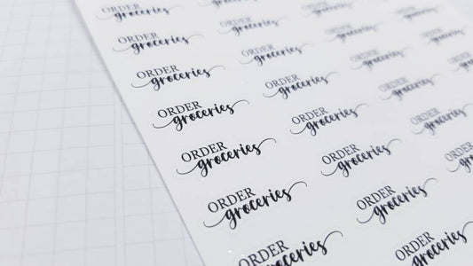 Order Groceries Planner Stickers