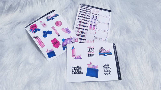 Flex Your Muscles II 3-Page Sticker kit