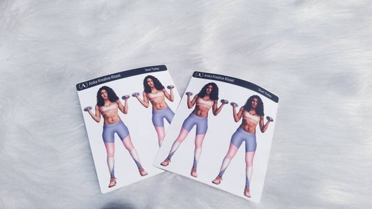 Fitness Sticker|Start today Fashion Doll Sticker