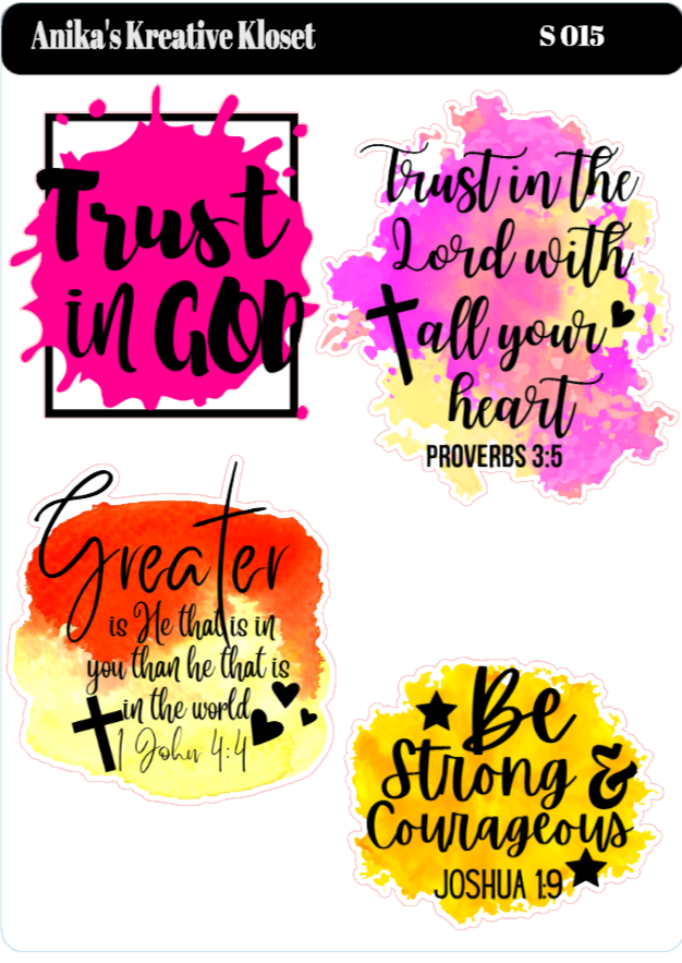 Spiritual & Scriptural Stickers – Anika's Kreative Kloset