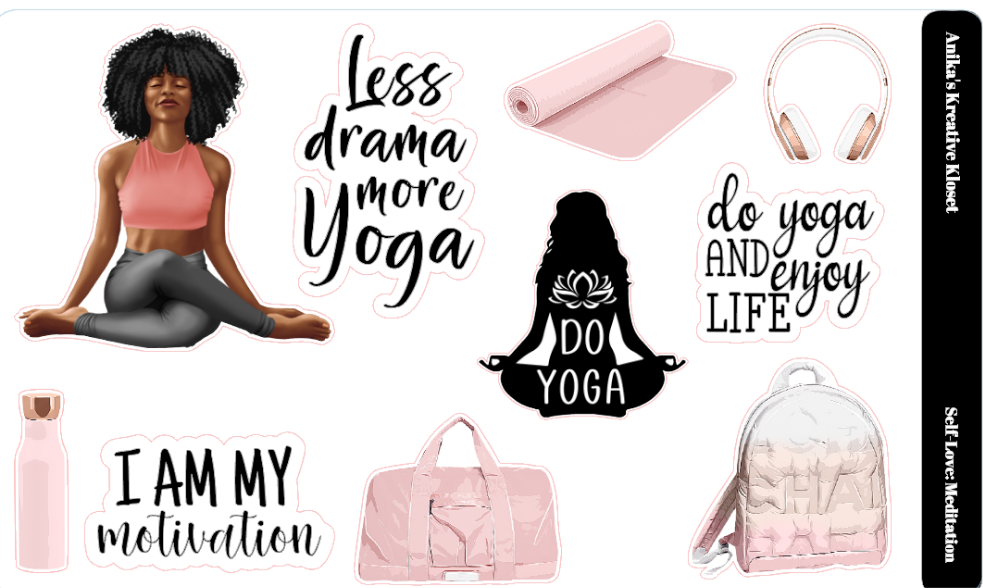 Self-Care/Self-Love Sticker Sheet