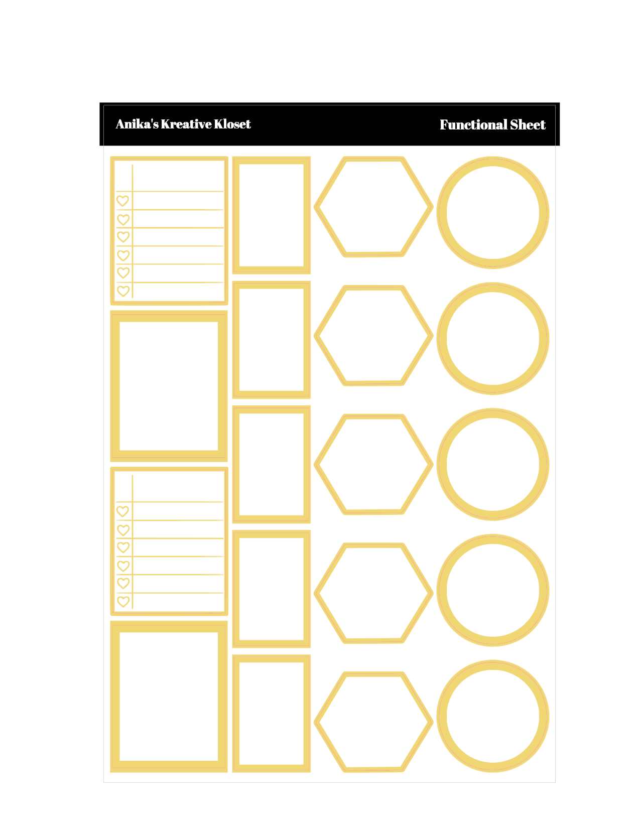 Shades of Yellow Deco: Lemon Collection