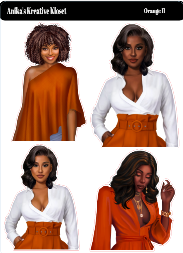 Shades of Orange Dolls II